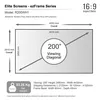 Elite Screens ezFrame, 5,08 m (200"), 4,42 m, 2,49 m, 16:9, Produktbild-Vorschau 7