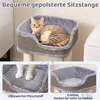 Petit arbre à chat COSTWAY, arbre à chat avec grand siège Voir les images du produit 4
