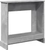 A concrete-effect fireplace surround on a white background. Podgląd zdjęcia produktu