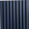 A close-up view of dark blue acoustic panels with a textured black background. Anteprima dell’immagine prodotto
