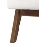 BELIANI Sessel Cremeweiß Bouclé-Stoffbezug mit Holzfüßen Produktbild-Vorschau 6