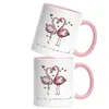 Flamingo Fan Tasse Rosa Valentinstag Freundin Freund Süß Produktbild-Vorschau 2