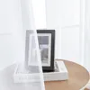 2 Stück Vorhänge Weiß Transparente Voile Lichtfilternd Produktbild-Vorschau 9