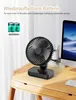 Tischventilator Leise Automatisch Oszillierend, 4000mAh Produktbild-Vorschau 7