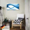 ARTland Leinwandbild Abstrakte Komposition (blau) Größe: Produktbild-Vorschau 5