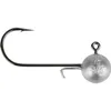 A single fishing jig head with a hook and a round lead weight. Náhľad obrázku produktu