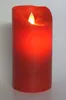 Anna's Collection Led stumpfe Kerze - rot - H15 x D7,5 cm Produktbild-Vorschau 4