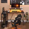 Gamingtisch L-förmiger Gaming Schreibtisch, 122x82cm Produktbild-Vorschau 3