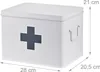 Boîte à pharmacie Relaxdays, 4 compartiments, insert Voir les images du produit 4