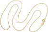 SILBERKETTEN STORE Panzerkette 0,8mm - echt 333 Gold - 42cm Produktbild-Vorschau 2