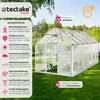 Skleník se základem 11,13 m³ 185 x 375 x 195 cm Náhled obrázku produktu 3