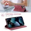 iPhone 13 Brieftasche Hülle, Retro Kunstledertasche Stand Produktbild-Vorschau 3