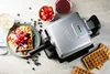 Piastra per waffle rotante da 1400 w, acciaio inox/nero Anteprima dell’immagine prodotto 6