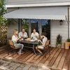 JOIEYOU Klemmmarkise 200 cm Breit Balkon Markise Ohne Produktbild-Vorschau 7