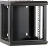 An empty black server rack cabinet. Voir les images du produit