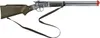 Cowboy Gewehr 62 cm lang Silberbüchse 8 Schuss Western-Gewehr Kostüm-Zubehör Kostüm-Zubehör Kinder-Spielzeug Cowboy-Gewehr für Kinder Western Wilder Westen Accessoire Produktbild-Vorschau