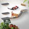 Modulares Katzen Kletterwand Set - aus Birkenholz | 5-in-1 Produktbild-Vorschau 1