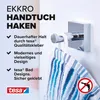 tesa Handtuchhaken Haken selbstklebend Wandhaken ohne Produktbild-Vorschau 4