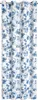 Tenda 140x250 Caren bianco blu fiori pronta per i grommets Anteprima dell’immagine prodotto 1