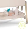 Lorelli Millie 2v1 přístavná postýlka co-sleeper – 7 výšek, Náhled obrázku produktu 9
