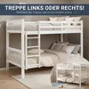 Homestyle4u Etagenbett 90x200 Kinderzimmer Hochbett mit Produktbild-Vorschau 3