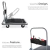 tectake® Plattformwagen Ladefläche 90 x 61 cm, extra Produktbild-Vorschau 3