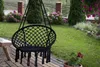Fotel bujany Czaple gniazdo z oparciem czarny 80cm Podgląd zdjęcia produktu 5