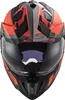 LS2 MX701 Explorer Alter Matt Casco da motocross (nero Anteprima dell’immagine prodotto 2