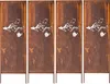 Sichtschutz Metal 4x - 160 x 50 cm - Edelrost - Rostoptik Produktbild-Vorschau 1