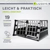 Juskys Alu Hunde-Transportbox L-X - 89x70x51 cm – Auto Produktbild-Vorschau 5