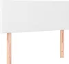 vidaXL Čelo postele biele 80x5x78/88 cm Imitácia kože Náhľad obrázku produktu 1