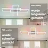 ZMH LED Deckenleuchte Weiß Deckenlampe lampe Dimmbar mit Produktbild-Vorschau 3