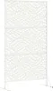 vidaXL Sichtschutz 100 x 50 x 180 cm Stahl Weiß Produktbild-Vorschau 6