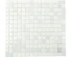 Glasmosaik A 112 mix weiß 30,5x32,7 cm Produktbild-Vorschau 1