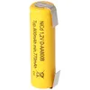 Flat Top NiCd Akku Mignon 1,2V 800mAh AA mit Lötfahnen in Produktbild-Vorschau 1