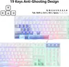 Gaming-Tastatur und Maus-Set, 104 Tasten Rainbow Backlit Produktbild-Vorschau 5