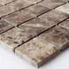 Marmor Naturstein Mosaikfliesen Rivoli Emprador Braun Produktbild-Vorschau 1