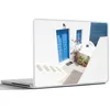 MuchoWow® Laptop Aufkleber Sticker Cover Architektur - Blau Produktbild-Vorschau 6