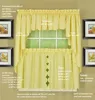 Today's Curtain Orleans Volant, Polyester, Buttercup, 12" W Produktbild-Vorschau 5