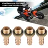 4 kusy motocyklový chladič oleje chladicí systém M8 banjo Náhled obrázku produktu 2