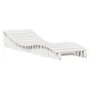 Sonnenliegen 2 Stk. Weiß 205x60x31,5 cm Massivholz Kiefer Produktbild-Vorschau 4