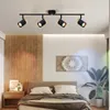 ZMH plafoniera soffitto legno faretto 4 fiamme GU10 Anteprima dell’immagine prodotto 8