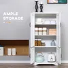 HOMCOM Küchenschrank, hohes Küchen-Sideboard, Hilfsmöbel Produktbild-Vorschau 4