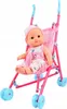 Babypuppe mit Buggy Set - 20cm Realistische Puppe im Produktbild-Vorschau 1