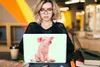 MuchoWow® Laptop Aufkleber Sticker Cover Schwein - Rosa - Produktbild-Vorschau 5