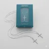 925 Silber Kreuz Kette Geschenk Kind Patentante Taufe Produktbild-Vorschau 2