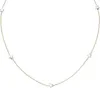 Collier Halskette Stern 375 Gold Gelbgold Weißgold bicolor Produktbild-Vorschau 1