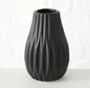 Vase Wilma  H11 Ø 9cm Steingut grau weiß schwarz 3er Set Produktbild-Vorschau 3