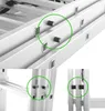 Drabina aluminiowa uniwersalna wysuwana 3x11 HIGHER z opcją Podgląd zdjęcia produktu 6