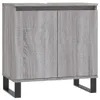 vidaXL Szafka łazienkowa szara Sonoma 58x33x60 cm Materiał Podgląd zdjęcia produktu 1